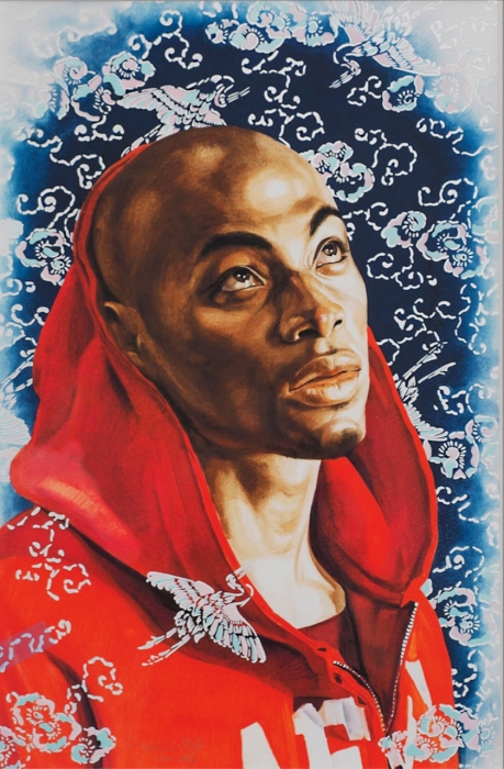 Kehinde Wiley, Sophie Arnould Study II 2016, 2016 Kehinde Wiley, Sophie Arnould Study II 2016, 2016