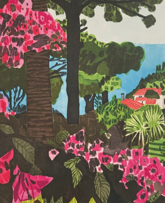 Jonas Wood, Summer, from Four Landscapes, 2020 Jonas Wood, Summer, from Four Landscapes, 2020