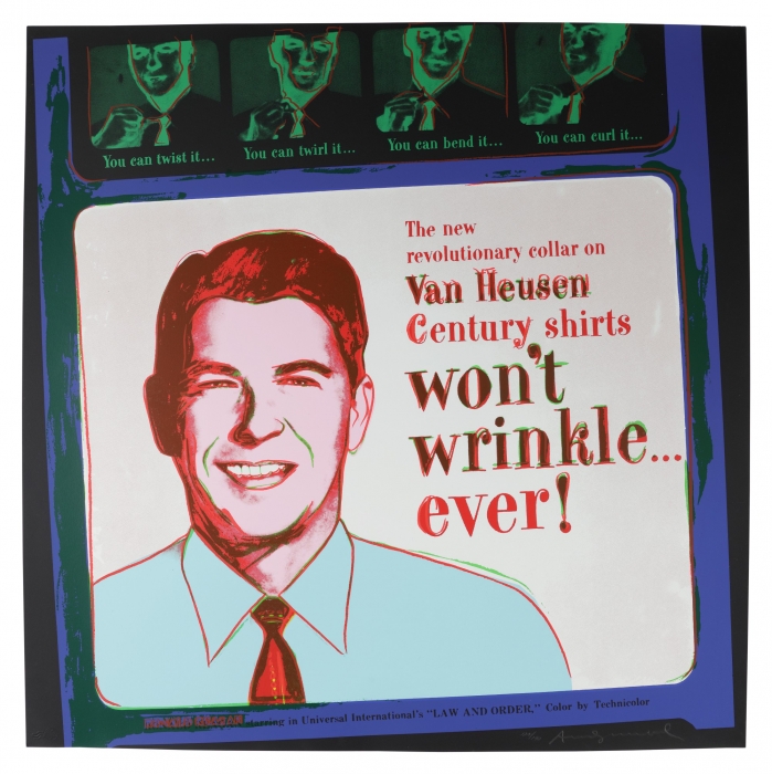 Andy Warhol, Ronald Reagan van Heusen, 1985