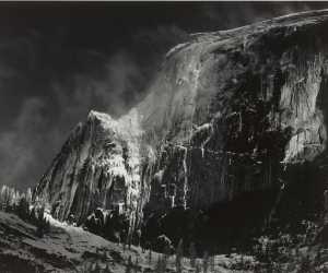 Ansel Adams, Half Dome, Blowing Snow, Yosemite National Park, CA, c. 1955