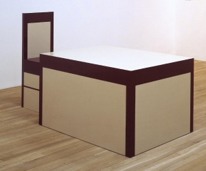 Richard Artschwager, Table and Chair Richard Artschwager, Table and Chair