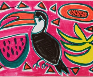 Katherine Bernhardt, Merengue, 2017 Katherine Bernhardt, Merengue, 2017