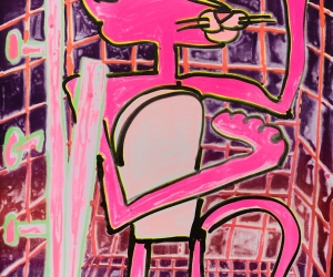 Katherine Bernhardt, Shower Power, 2023 Katherine Bernhardt, Shower Power, 2023