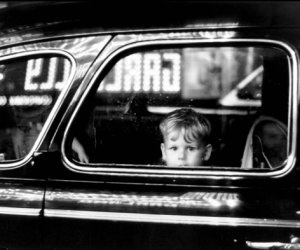 Elliott Erwitt, Boy in Car Window