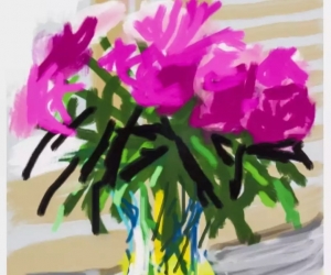 David Hockney, iPhone drawing ’No. 535’, 28th June 2009, 2019