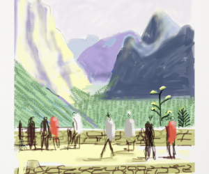 David Hockney, Untitled No 15, The Yosemite Suite, 2010