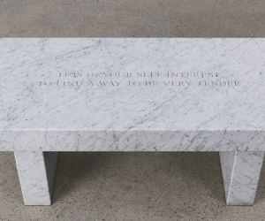 Jenny Holzer, Bench