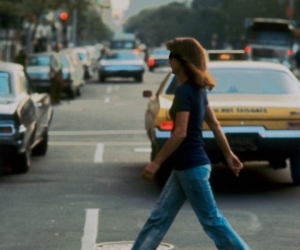 Jackie Onassis Crossing 5th Avenue After One of Her Usual Walks