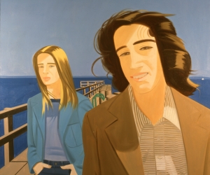 Alex Katz, Couple on a Pier