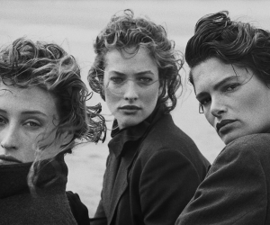 Peter Lindbergh, Marie-Sophie Wilson, Tatjana Patitz, Kynne Koester, 1987