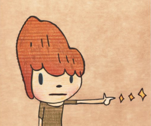 Yoshitomo Nara, Three Stars, 2022-23