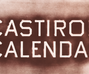 Ed Ruscha, Castiron Calendar, 2023 Ed Ruscha, Castiron Calendar, 2023