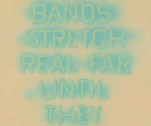 Ed Ruscha, Rubber Bands, 2017