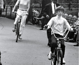 Ron Galella, Jackie Kennedy and John Kennedy, Jr