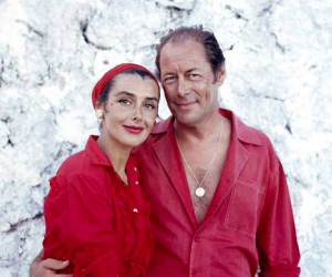 Ormond Gigli, Rex Harrison and wife Kay Kendall at Blue Harbor, Jamaica Ormond Gigli, Rex Harrison and wife Kay Kendall at Blue Harbor, Jamaica