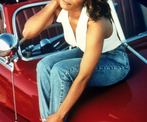 Mark Seliger, Janet Jackson on Red Car