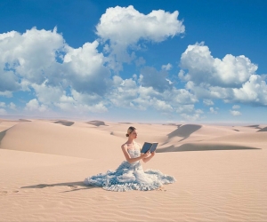 Tyler Shields, Blue Dress, 2020