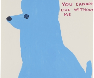 David Shrigley, I Cannot Live Without You, 2019